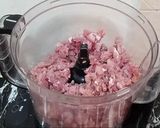 A picture of step 1 of Kofta Karahi.