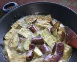 Foto langkah ke 6 dari resep Terong Ungu Kuah Kemiri.