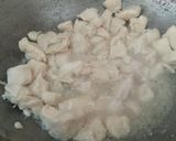 A picture of step 1 of Boneless chicken Handi homemade Naan.
