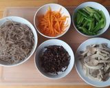 Hình bước làm 2 của món MIẾN trộn chay