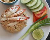 "ข้าวผัดปู" Crab Fried Rice 🦀🍳🍚😋 วิธีทำสูตร 2 รูป