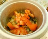 A picture of step 3 of Masoor dal lima beans rice.