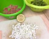 Foto del paso 2 de la receta: 77. Quiche de salmón ahumado, queso philadelphia y espárragos (principal pizza)