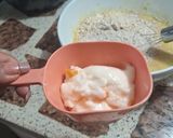Foto del paso 4 de la receta: Budín integral de avena, arándanos y yogur sabor a duraznos con limón🍋🫐
