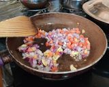 A picture of step 7 of Pasta in White Sauce.