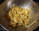 A picture of step 3 of Cabbage pakoda.