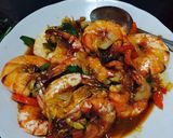 Foto langkah ke 7 dari resep Udang Pedas Saus Mentega.