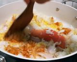 A picture of step 1 of Salmon Rice With Tomato Ricotta Pesto.