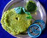 Hariyali sabudana thalipeeth recipe step 4 photo