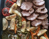 Foto del paso 4 de la receta: Rôti (cabeza de lomo) al horno con verduras