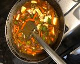 A picture of step 4 of Veggies in garlic sauce.