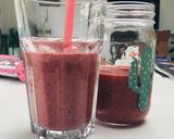 A picture of step 5 of Raspberry smoothie.