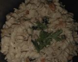 A picture of step 5 of White sauce pasta.