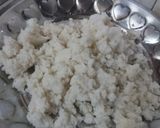 A picture of step 1 of Idli upma.