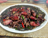Foto langkah ke 4 dari resep Cumi /Sotong Hitam Pedas.