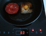 Foto del paso 2 de la receta: Nido de codorniz con acompañantes en Placa de inducción (5 ingredientes)