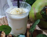 Gambar langkah 3 resipi Coconut Shake Float.