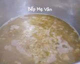 Hình bước làm 2 của món Cháo xương bò,chân bò đậu xanh và hạt sen