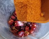 A picture of step 1 of لال چٹنی.