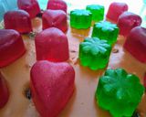 Foto del paso 6 de la receta: Flan tres leches y arequipe con corazones de frambuesa💕