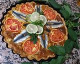 Une image de l'étape 5 de Quiche aux sardines.