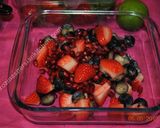 A picture of step 2 of Fruity Rice Pudding  فرنی میوه ای.