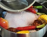 蔬果燉全雞【極緻316蘋果型7層複合金湯鍋】的食譜步驟5照片