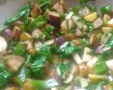 आलू सेम बैंगन पालक मिक्स सब्जी (Aloo sem baingan palak mix sabzi recipe in Hindi) रेसिपी चरण 2 फोटो