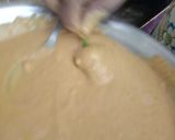 A picture of step 4 of Hari mirch k pokray.