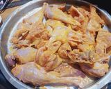A picture of step 2 of Butter chicken pasta.