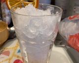 A picture of step 2 of Magic butterfly Mocktail.