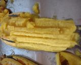 A picture of step 2 of Roasted delicata squash.