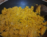 A picture of step 3 of Instant Moong Dal Halwa.