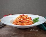 Φωτογραφία βήματος 11 της συνταγής Amatriciana η απόλυτη μακαρονάδα με ζυμαρικά Bucatini 🍝