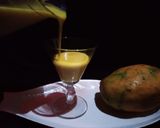 A picture of step 2 of Mango smoothie.