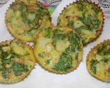 Foto del paso 9 de la receta: Buñuelitos de espinaca y harina integral  fritos y muffins al horno