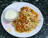 A picture of step 8 of Veg Biryani.