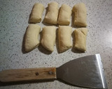 Foto del paso 13 de la receta: Dumplings caseros rellenos de ternera, bacon y cebolleta 🥟