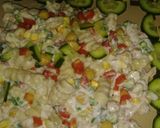 A picture of step 3 of Cold Pasta Salad.