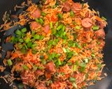 A picture of step 7 of Omurice (Japanese Fried Rice with Omelette).