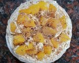 Foto del paso 8 de la receta: Mini torta cumpleañera de duraznos y crema 🎂🍑