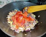 A picture of step 6 of Kadhai Chicken.