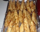 A picture of step 2 of Seasoned Potato Planks.