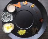 A picture of step 1 of Kashmiri Chai pink Chai Kashmiri kesar chai.