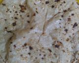 A picture of step 1 of Roti Churma.