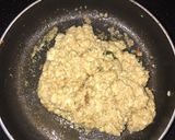 A picture of step 2 of Paneer bhurji chapati roll.