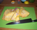 Foto del paso 1 de la receta: Pollo al ajillo con limon