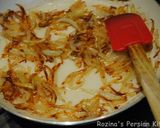 A picture of step 1 of Onion omelette muffins.