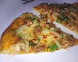 A picture of step 11 of Chicken pizza with crazy dough.