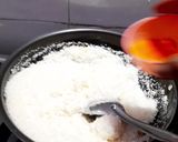 A picture of step 2 of Nariyal Pak (Coconut Fudge).